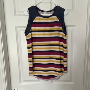 Striped Sleeveless Top